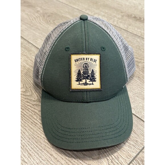 United By Blue Trucker Hat Cap Snapback Mens Green Outdoors Gorpcore Hiking - Picture 1 of 4